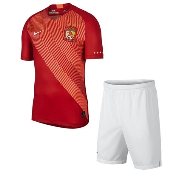 Camiseta Evergrande 1ª Niño 2019 2020 Rojo Blanco